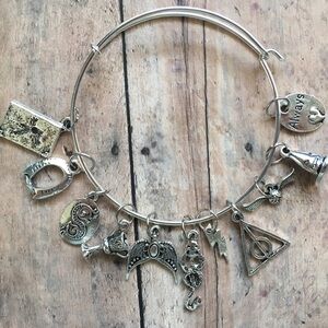 Harry Potter/Horcrux/Sorting Hat charm bracelet
